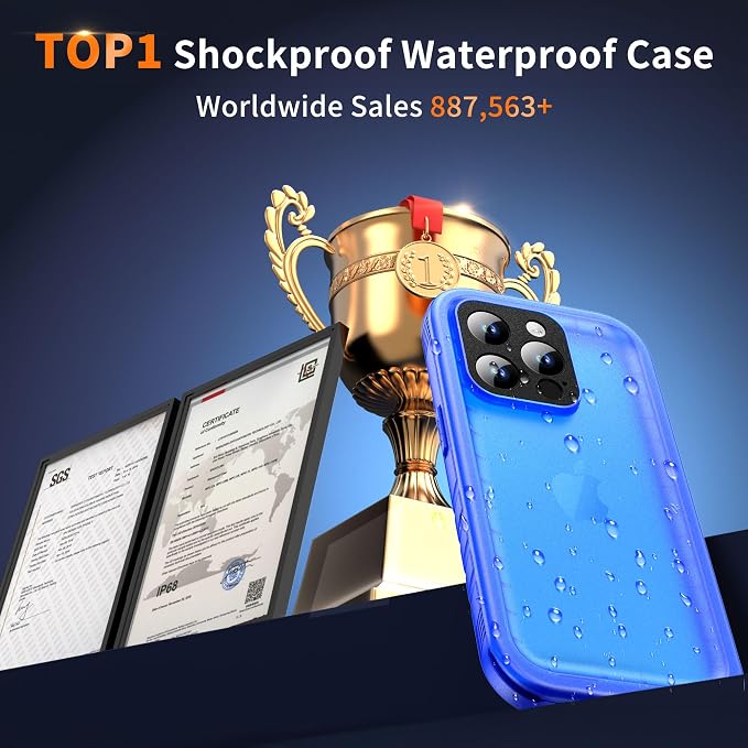 Cozycase for iPhone 15 Pro Waterproof Shockproof Dustproof Case - Image 8