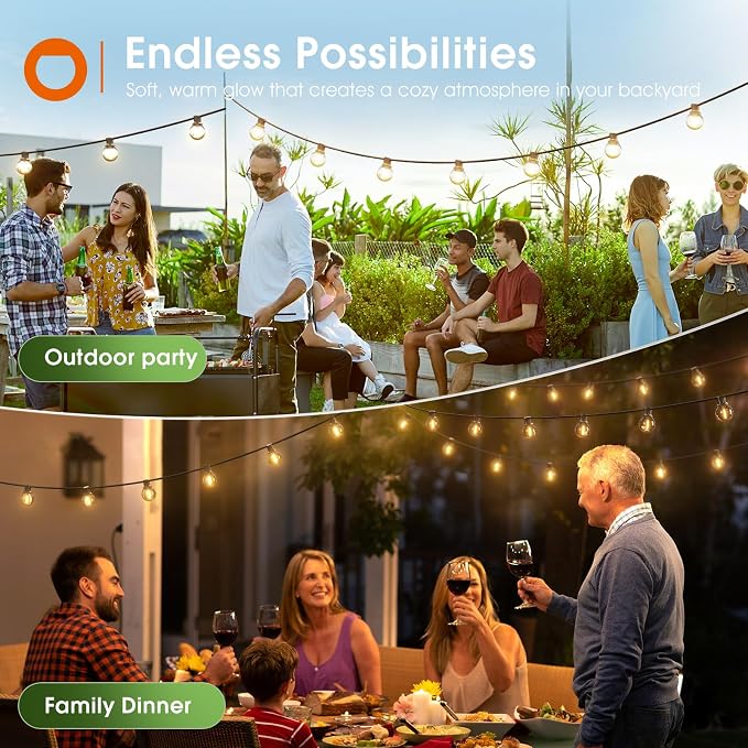 addlon 56FT Solar String Lights Outdoor - Image 9