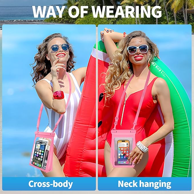 PEDVSTY Large Waterproof Phone Pouch, Cell Phone Dry Bag - Image 7