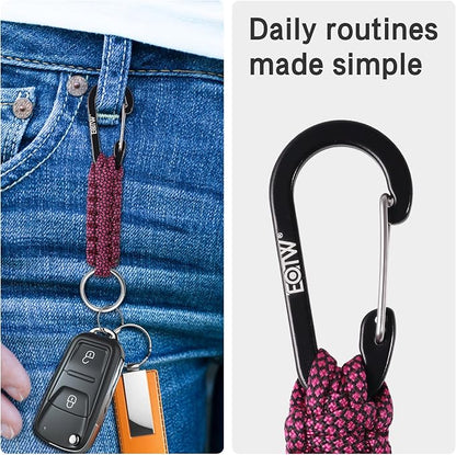 EOTW Paracord Keychain for Men Women Paracord Carabiner Backpack Keychain - Image 4