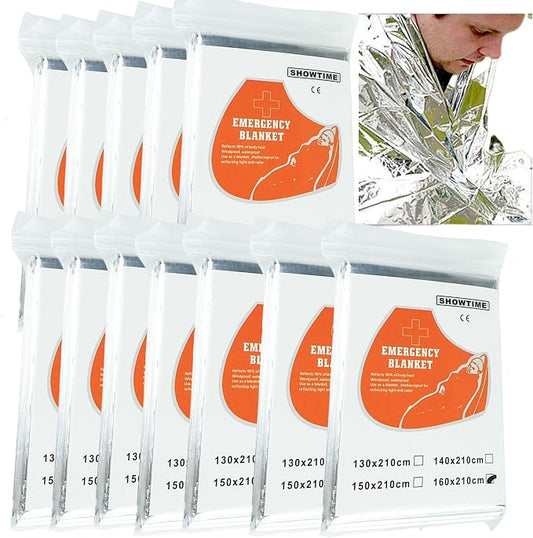 MEETSWEET Emergency Rescue Blanket Outdoor Survival Blanket Waterproof by MEETSWEET