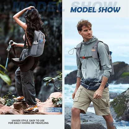BECOJADDE 15L Small Hiking Backpack - Image 8
