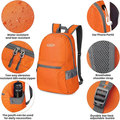 G4Free 20L Lightweight Packable Backpack Travel Hiking Daypack Foldable Backpack - Image 3