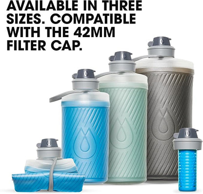 HydraPak Flux - Collapsible Backpacking Water Bottle - BPA Free, Ultra Light - Image 5