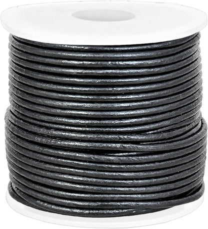 GENIQUE Real/Genuine Round Leather String Cord - Image 2