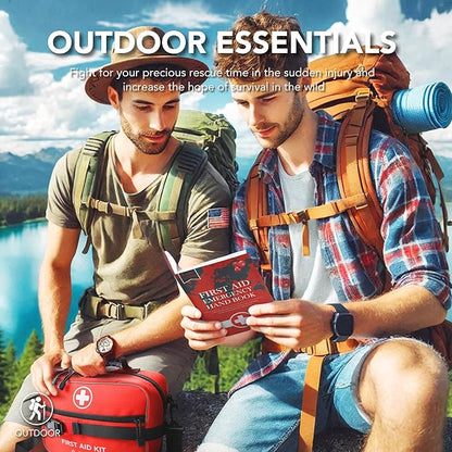 430 Piece First Aid Kit, Well-Organized Premium Waterproof Compact Trauma - Image 3