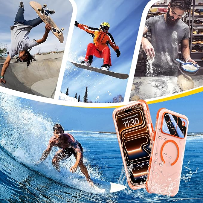 SPIDERCASE Magnetic for iPhone 17 Pro Max Case Waterproof, 12FT Military - Image 8