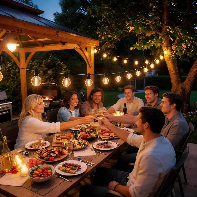 RTTY Outdoor String Lights 50 FT, Patio Light - Image 6