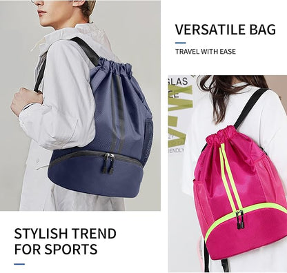 JELUTAR Drawstring Backpack Gym Bag - Image 7