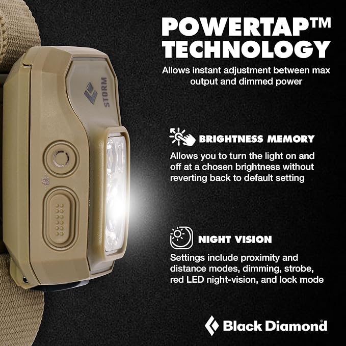 BLACK DIAMOND Storm 450 Headlamp | 450 Lumens Brightness | Waterproof & - Image 3
