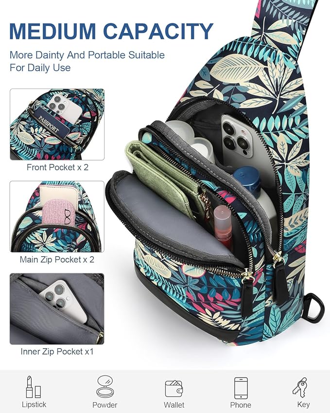 Capolo Sling Bag for Women Men Waterproof Crossbody Bags for Women Trendy - Image 4