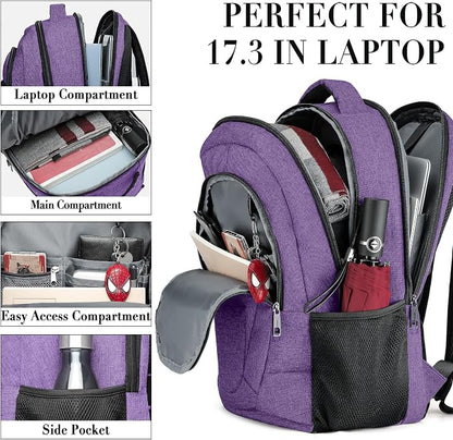 BIKROD Backpack for Women and Men, Extra Large School Backpacks for Teens - Image 2