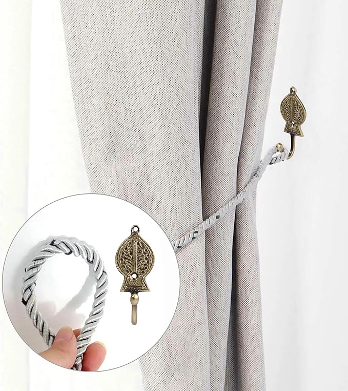 FAPBADRI Multipurpose Hooks, Used to Hang Clothes, Curtain Hold Backs, Colour - Image 6