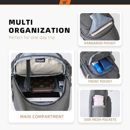 SKYSPER Sling Bag RFID Crossbody Sling Backpack Cross Body Shoulder Bag Travel - Image 2