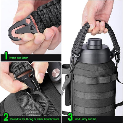Tactical Paracord Handle，9-core Weaving Paracord Strap - Image 6