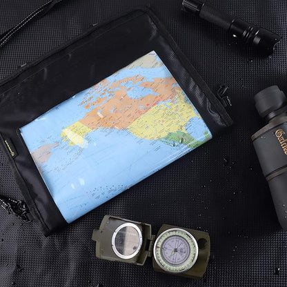 KOSIBATE Map Case, Waterproof Military Hiking Map Pouch Holder - Image 7