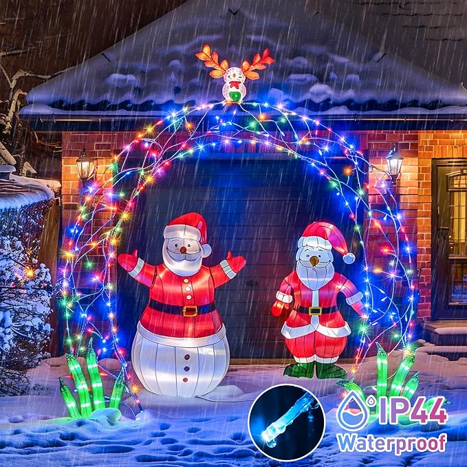 JMEXSUSS 150 LED Christmas Lights Indoor Outdoor Waterproof, 59 ft Connectable - Image 3