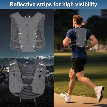 BECOJADDE Running Vest Hydration Backpack - Image 5