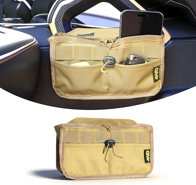 Seat Back Storage Bag for Ford Bronco 2021-2025, MOLLE Tactical Organizer for by Unknown