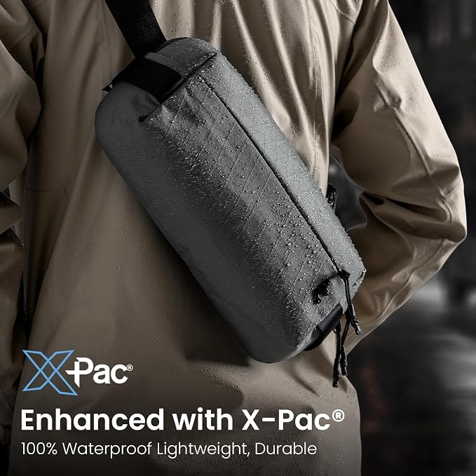 tomtoc Compact EDC Sling Bag 3L-10L, Minimalist Crossbody Bag Chest Shoulder - Image 3