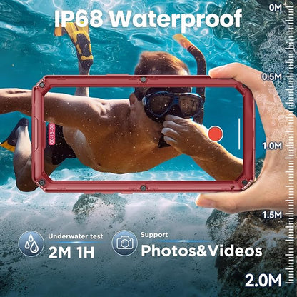 Mitywah Waterproof Case for iPhone 17 Pro, Rugged Metal Case - Image 3
