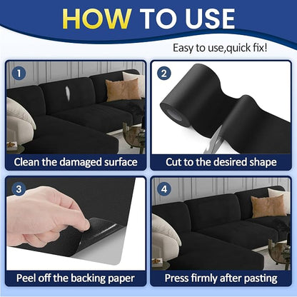 Self-Adhesive Canvas Repair Tape, Fabric Patch Repairs Kit - Image 4