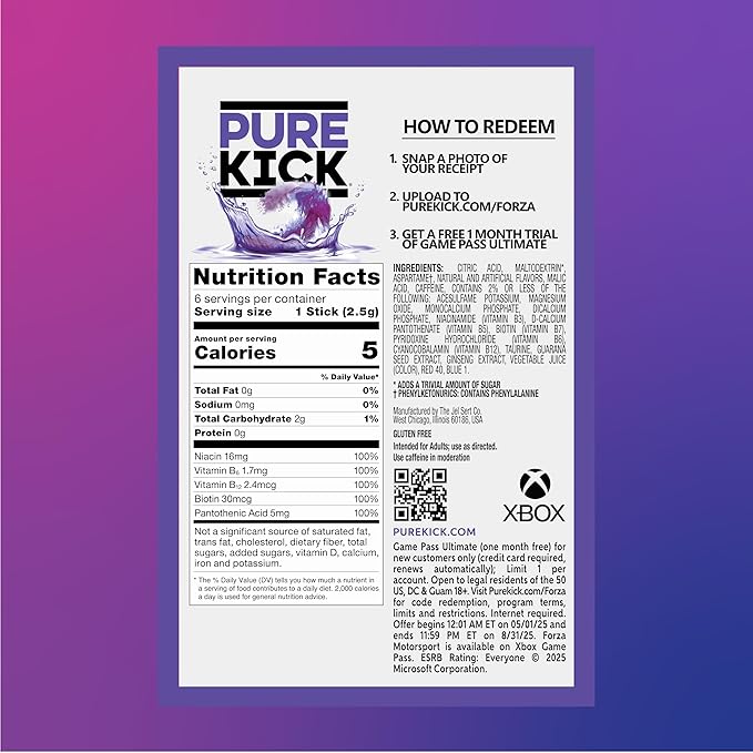 Pure Kick Forza Fuel Limited Edition Energy, Blood Orange Energy & Sonic - Image 2