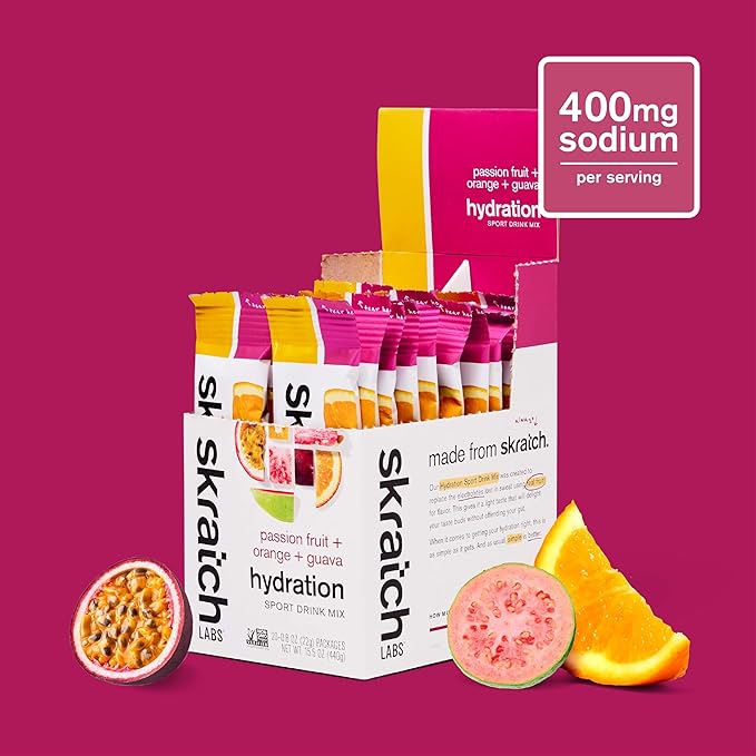 Skratch Labs Hydration Sports Drink Mix Packets – Real‑Fruit Electrolyte Powder - Image 2