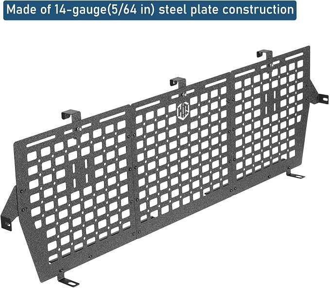 Hooke Road F150 Front Truck Bed MOLLE Panel System Cargo Rack - Image 6
