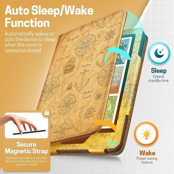 TNP Stand Case for Kindle Paperwhite 12th Generation 2024 / Kindle Colorsoft - Image 4