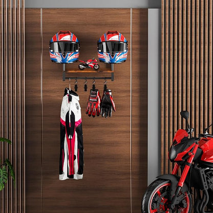 Motorcycle Helmet Holder Wall Mount, Helmet Rack - Image 7
