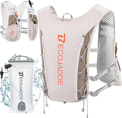 BECOJADDE Running Vest Hydration Backpack by BECOJADDE