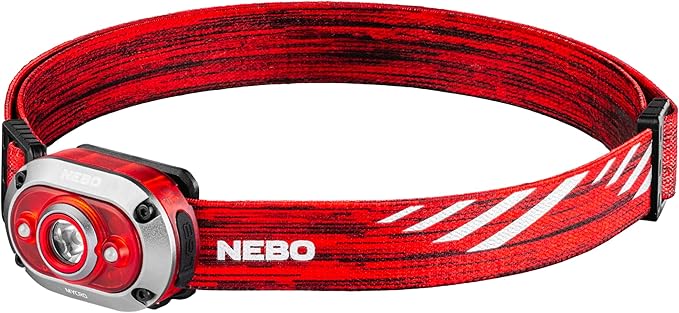 NEBO MYCRO 450 Rechargeable Headlamp | 450 Lumens, 6 Light Modes, Water by NEBO