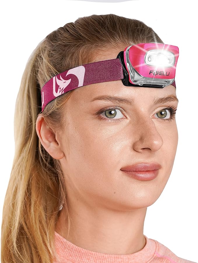 Foxelli LED Headlamp Flashlight by FOXELLI