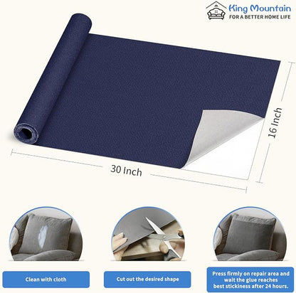 KING MOUNTAIN Canvas Repair Patch 16×30 Inch Self-Adhesive Waterproof Fabric - Image 4