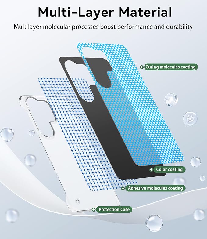 GRECAZO Slim Borderless for Samsung Galaxy S26 Plus Phone Case 6.7" Ultra-Thin - Image 5