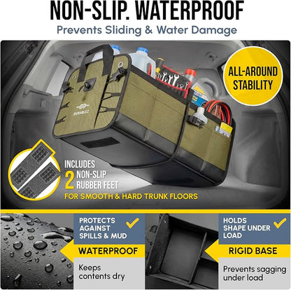 5-Section Extra Large Trunk Organizer – Heavy Duty 1680D Oxford, Collapsible & - Image 7