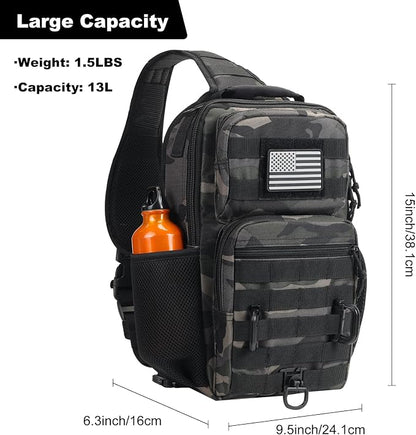 Rover Sling Pack Tactical Shoulder Sling Bag Backpack - Image 2