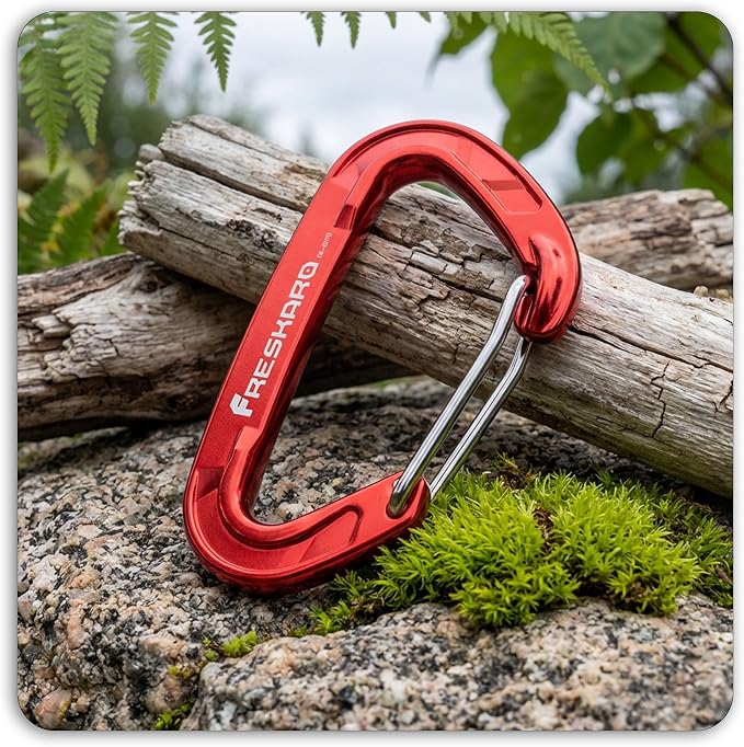 FresKaro 5pcs Nano Carabiner Clips, 8kN 1798lbs, Small Sturdy, Reliable - Image 6