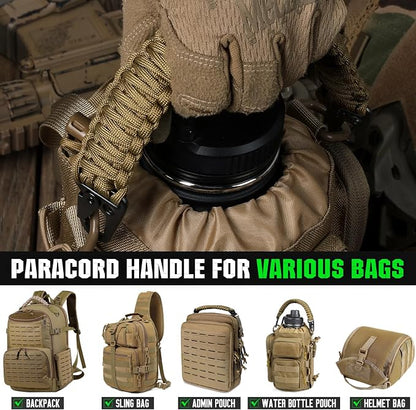 Tactical Paracord Handle，9-core Weaving Paracord Strap - Image 7
