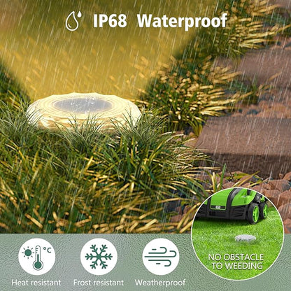 echosari 6 Pack Solar Ground Lights, Upgraded Solar Garden Lights Auto ON/Off - Image 3