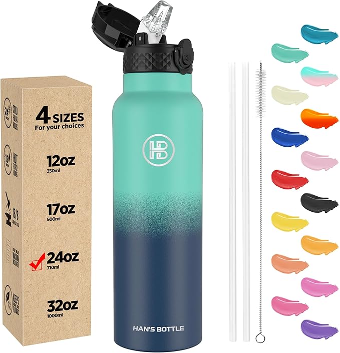 Han's Bottle Sports Water Bottle - 24 Oz by han%27s+bottle
