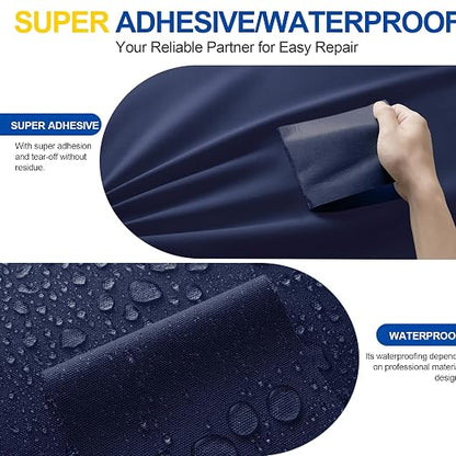 Fabric Repair Tape, Self Adhesive Canvas Repair Patch, Waterproof Outdoor - Image 4