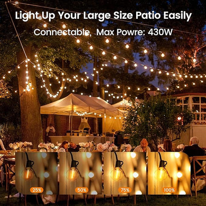 OHLUX Outdoor String Lights, 180FT LED Patio Lights - Image 6