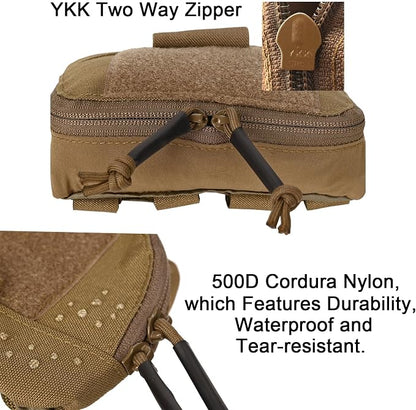 Tactical Molle Admin Pouch Chest Rig Small Molle Chest Pouch Utility MOLLE/Belt - Image 3
