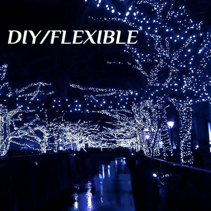 2-Pack Solar String Lights for Outside, 400 LED 144Ft Solar Fairy Lights for - Image 3