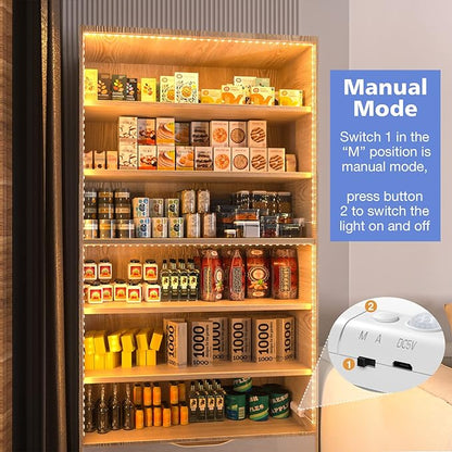 WOBANE Rechargeable Motion Sensor Strip Light, LED Closet Lights, Upgraded - Image 2
