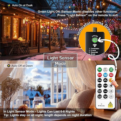 HXWEIYE Rechargeable Fairy Lights - Image 4