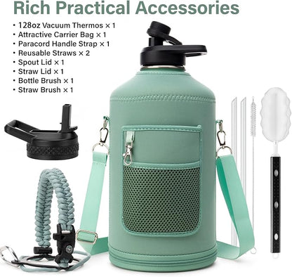 DYSANKY 1 Gallon Water Bottle Insulated | Thickened Stainless Steel Vacuum - Image 2