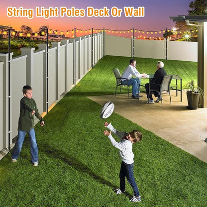 AILBTON 10 Pack 10Ft String Light Poles, Light Poles - Image 5